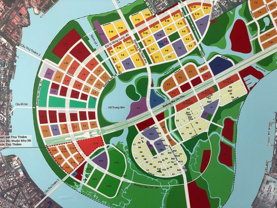 phân lô có đánh số tại kđt thủ thiêm