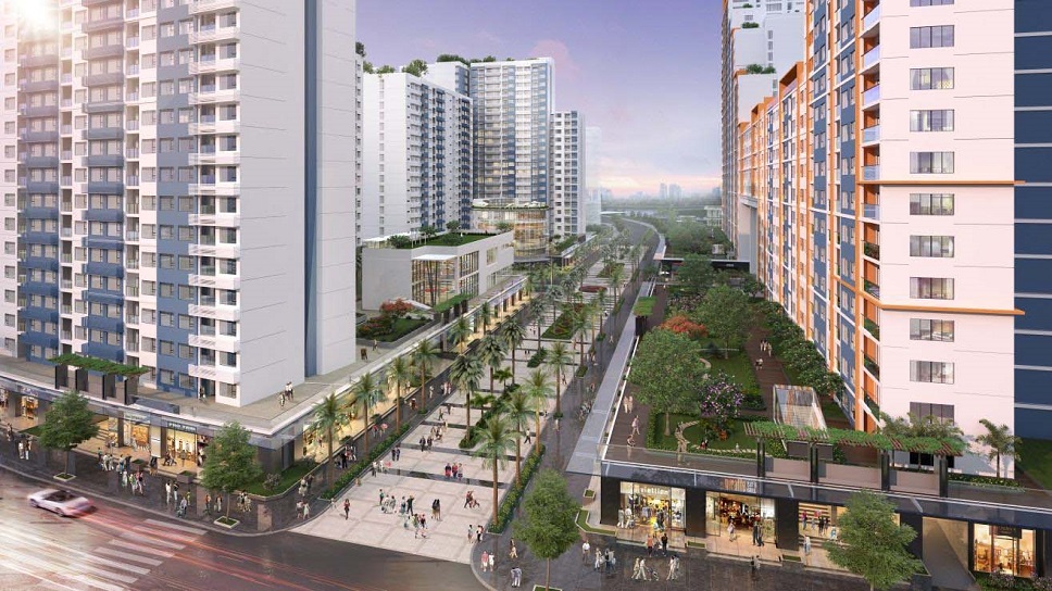 quảng trường trung tâm new city