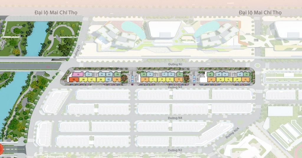 mặt bằng căn hộ Sarina