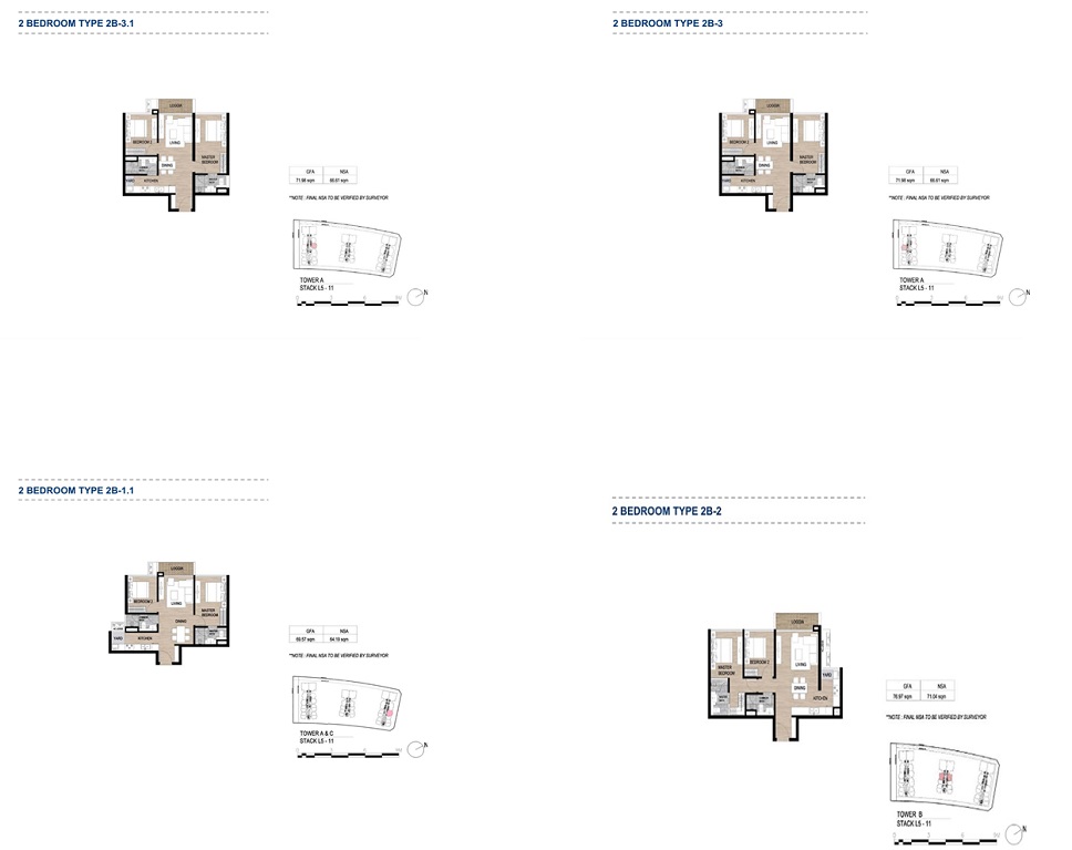 căn hộ 2pn the galleria