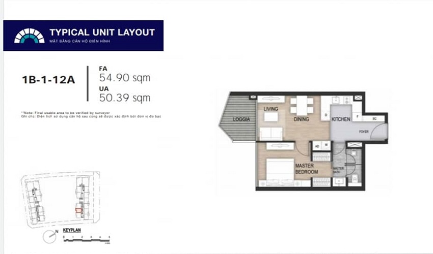 căn hộ 1pn the opera