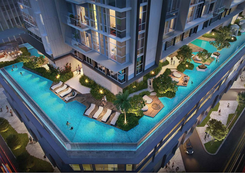 không gian sống tại the crest residence