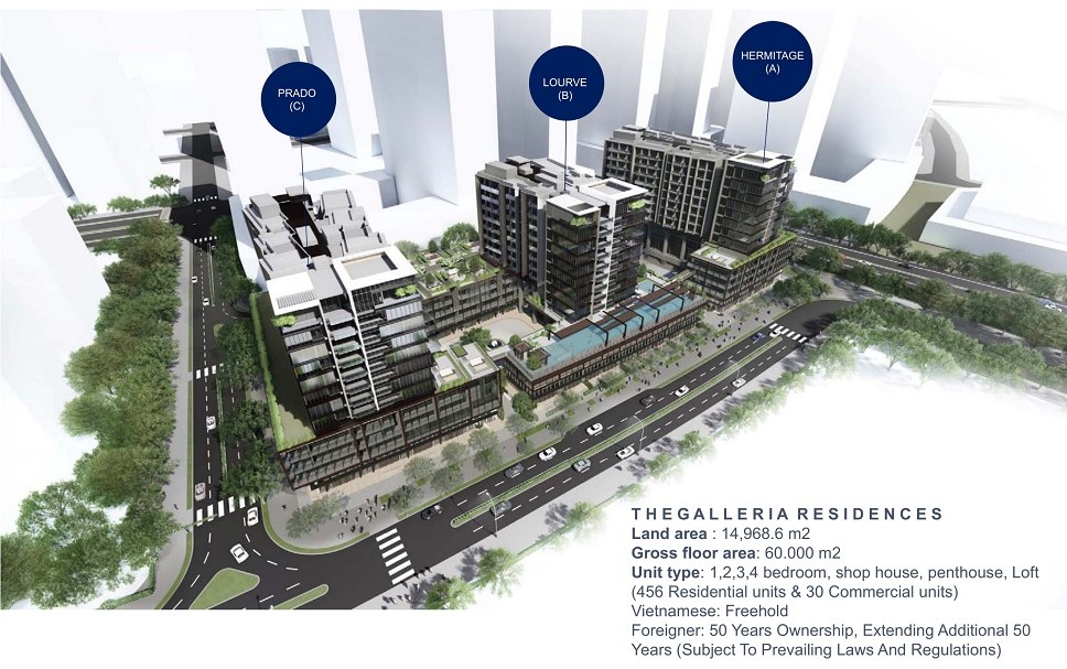 thiết kế the galleria the metropole