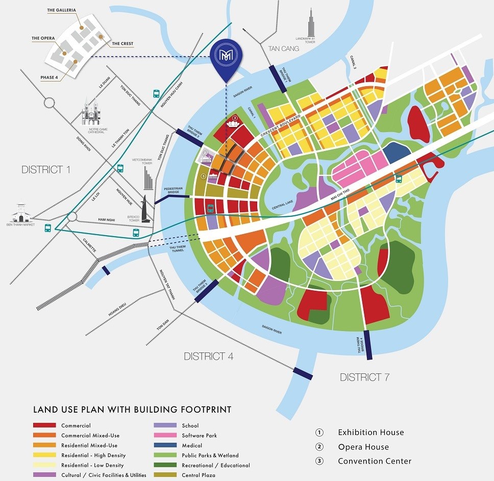 vị trí căn hộ the metropole thủ thiêm quận 2